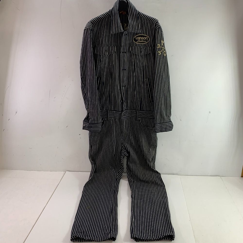 04w3941▽※【中古】VANSON バンソン オールインワン つなぎ