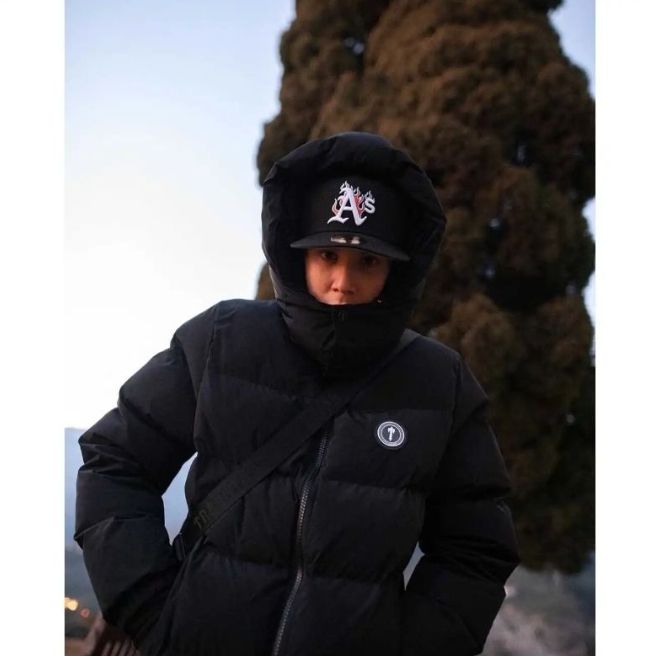 TRAPSTAR トラップスター 冬着 男女兼用 ダウンジャケット帽子取り外し 