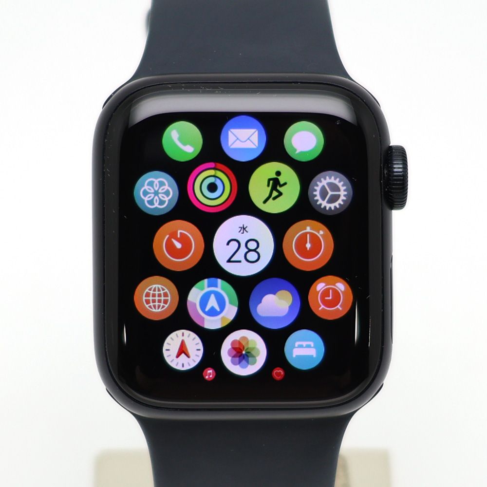 楠本質店|元住吉 Apple Apple Watch SE 第2世代 40mm 32GB ブラック アルミニウム GPSモデル MR9Y3J|A