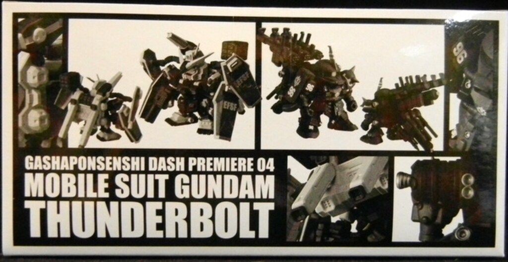 ガチャポン戦士　DASH プレミア　04 サンダーボルト　中古品 ガシャポン戦士 DASH プレミア04未開封品 ガンダムサンダー