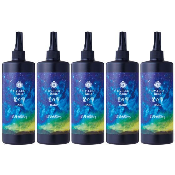 SALE，大人気 LED UVレジン 星の雫 ハードタイプ 500ｇx5本セット 大容量 UVレジン液 パジコ PADICO 詰替用 クラフトアレンジ レジン用品