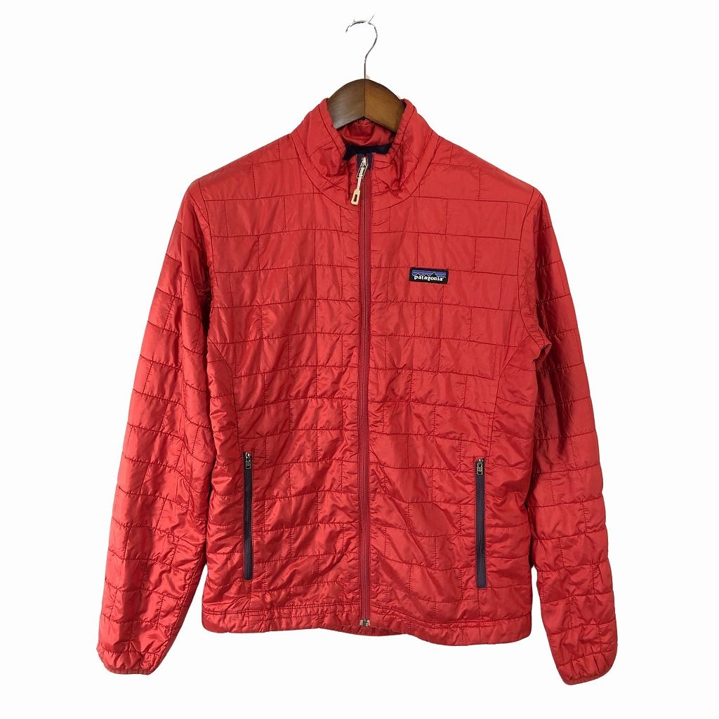 patagonia パタゴニア ナノパフ PRIMALOFT プリマロフト ジャケット アウトドア レッド (メンズ S) 中古 古着 P2083