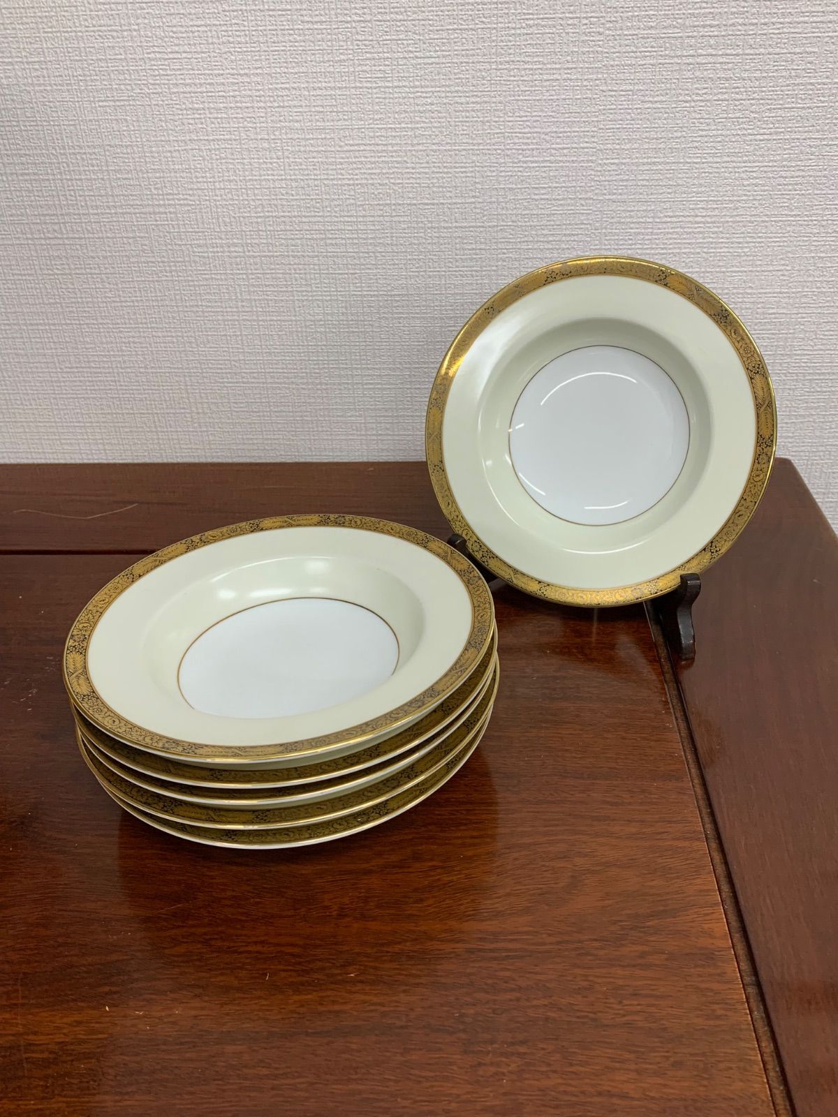 ノリタケ Goldkinシリーズ スープボウル 6客 1950年代