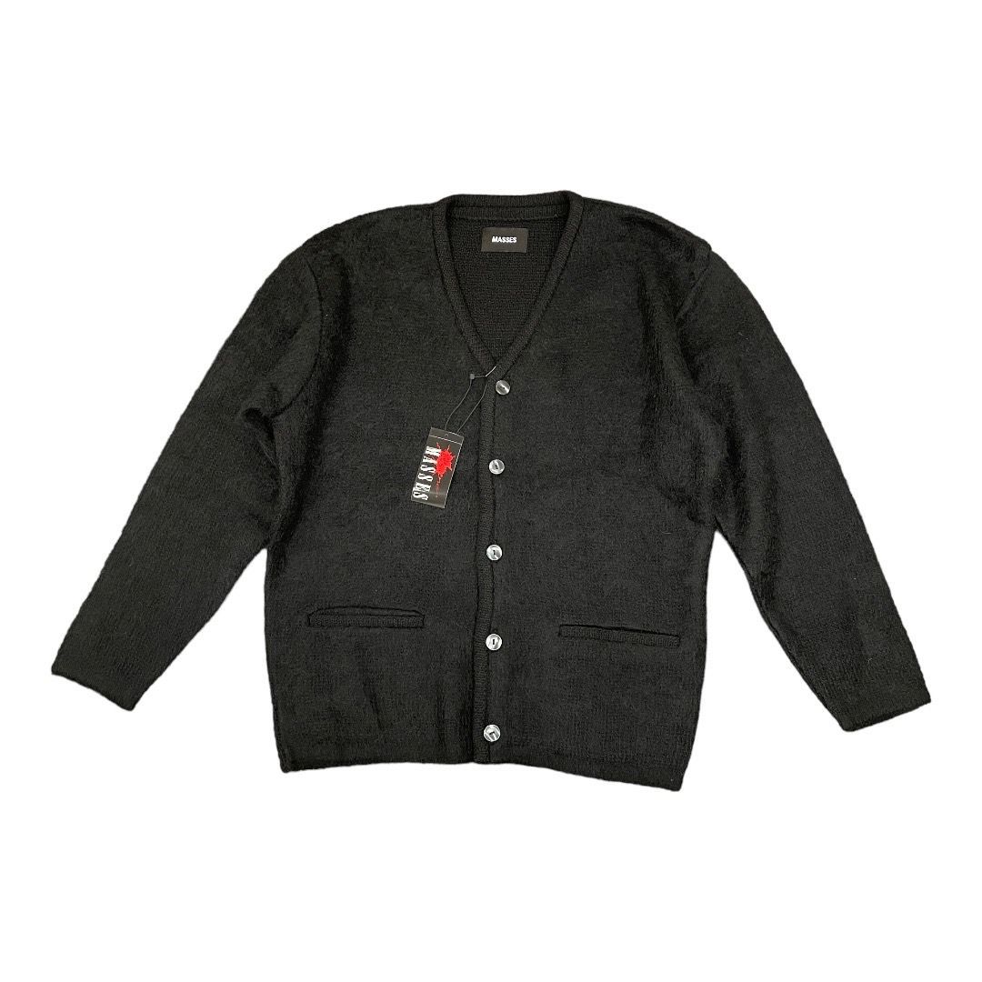 MASSES MOHAIR CARDIGAN モヘア カーディガン マシス 黒 - 買取MOTTO