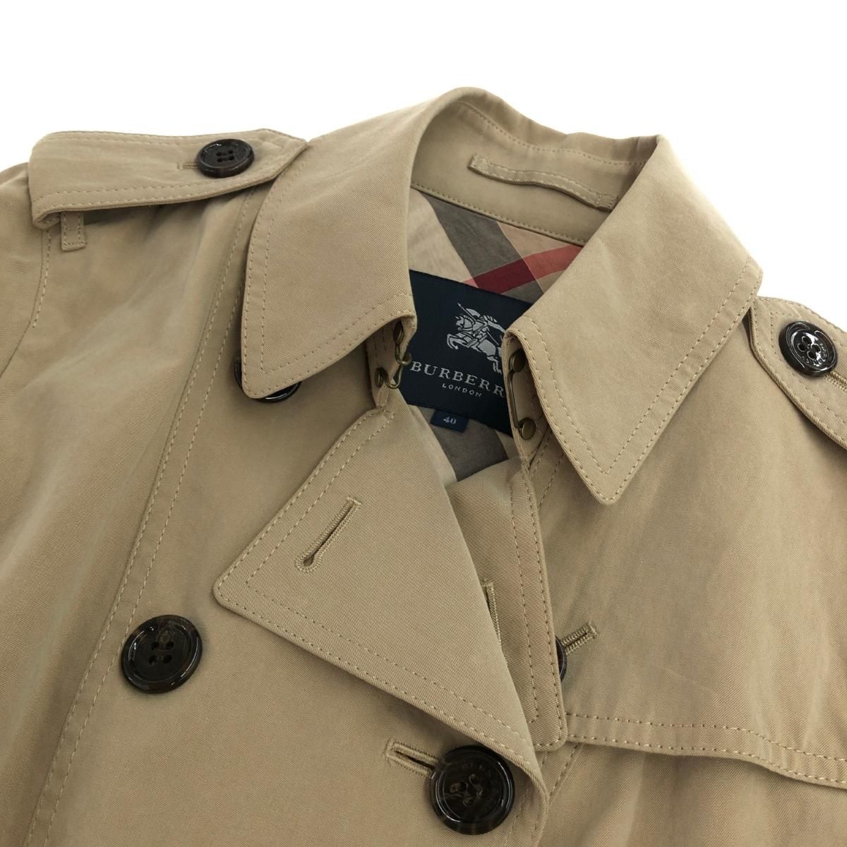 BURBERRY LONDON バーバリーロンドン ショート コート 160A BURBERRY LONDON バーバリーロンドン ショートトレンチ コート