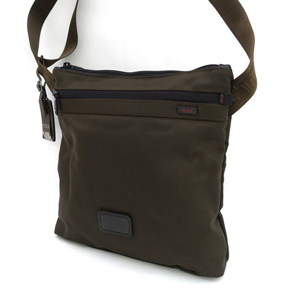 TUMI / トゥミ □バリステックナイロン ブラウン フロスボディバッグ
