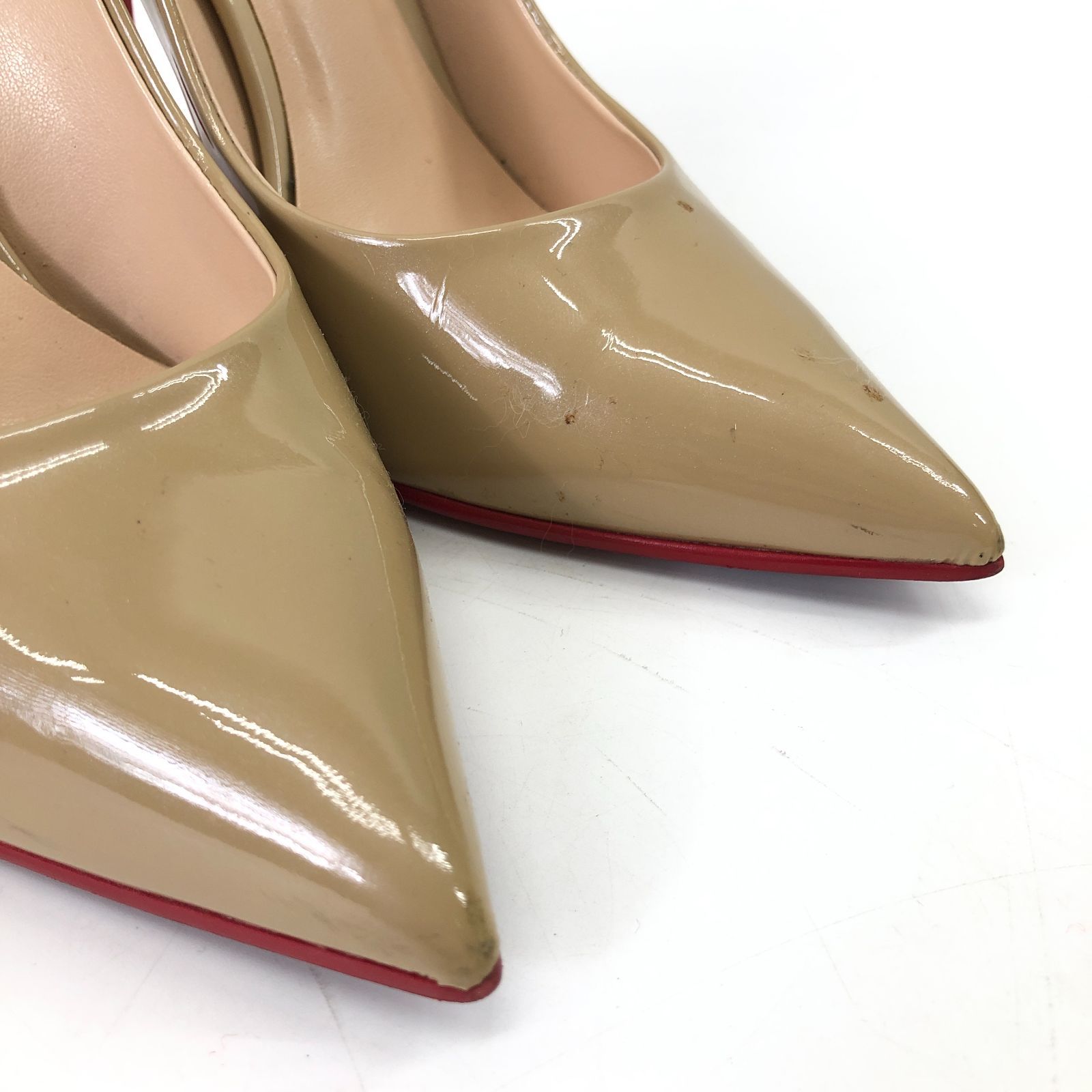 DIANA ベージュ エナメル ハイヒール 10cm 未使用品 - メルカリ