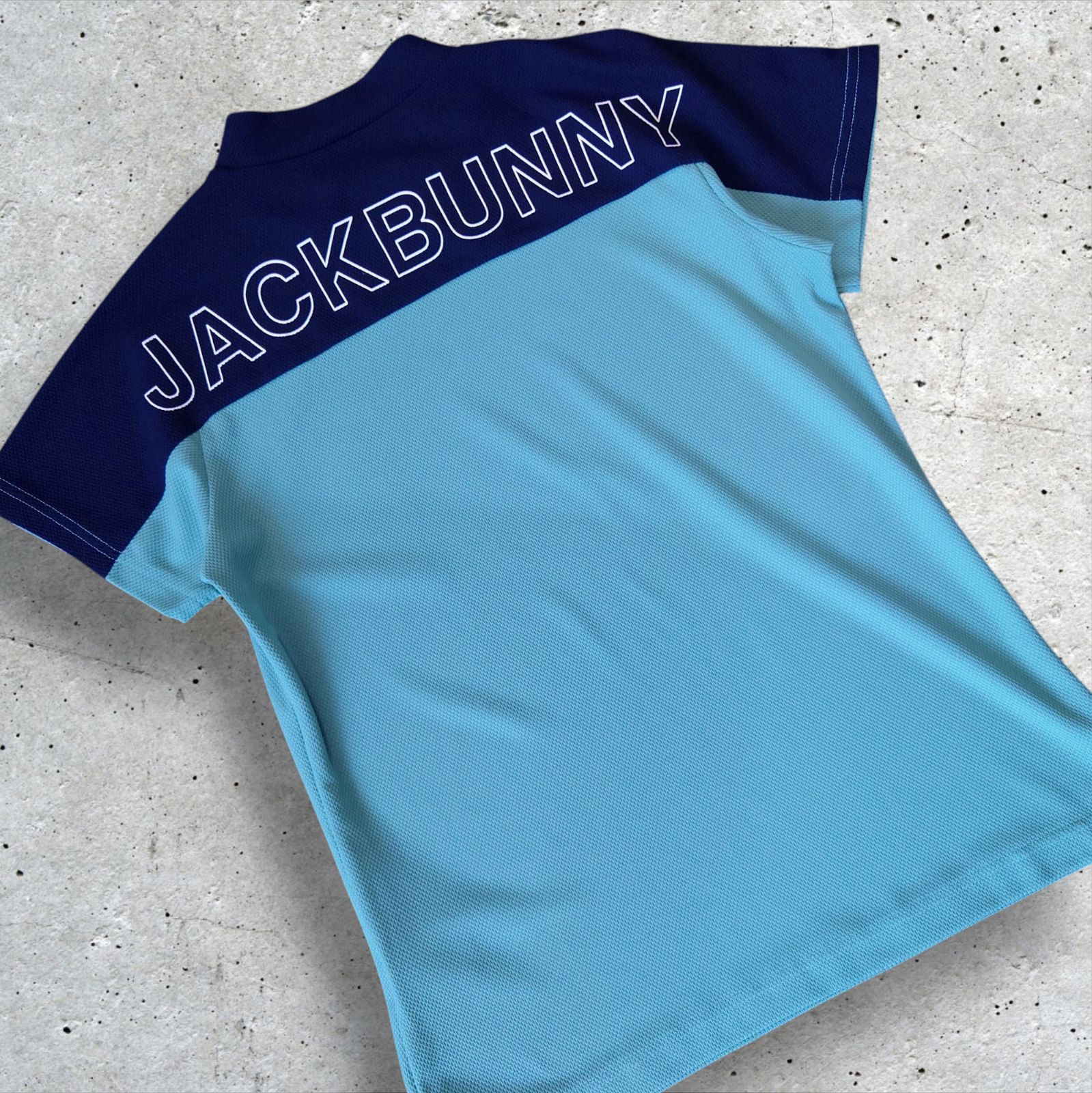 極美品 近年モデル JACK BUNNY モックシャツ 両面ロゴ バイ