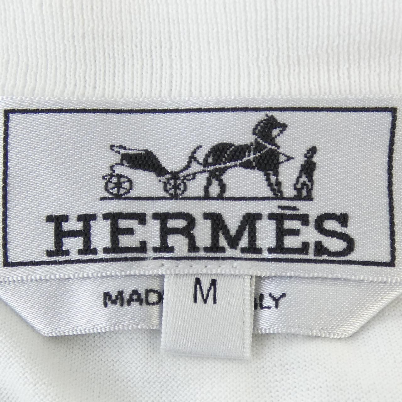 エルメス HERMES プリントストライプポケット 31-5758. Tシャツ