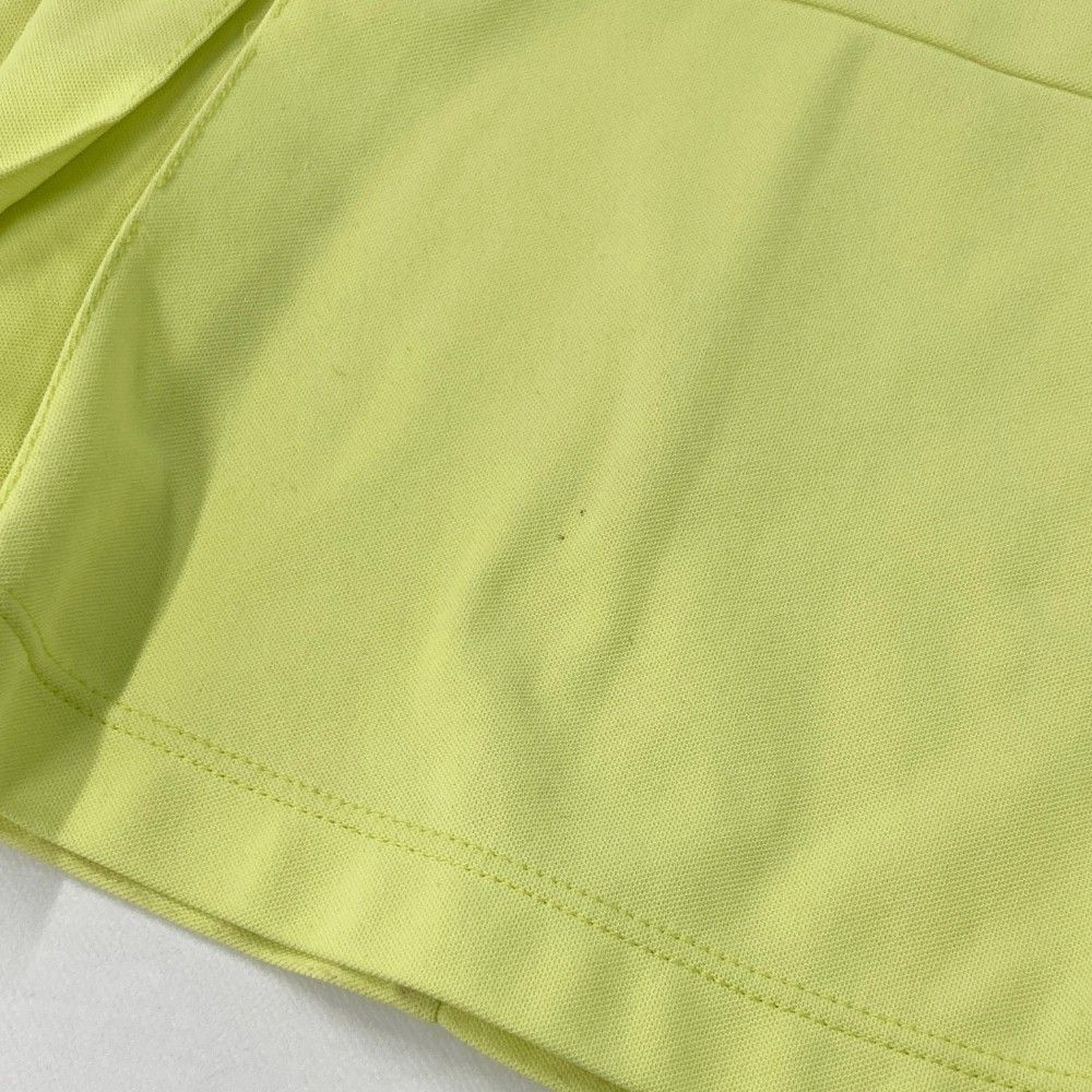 美品　デサントゴルフ　ワンピース　ノースリーブ　ハーフジップ　イエロー　L 超美品】デサントゴルフ ノースリーブワンピース イエロー