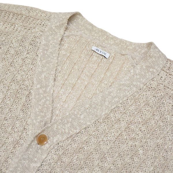AROUSAL アローサル 2023AW NEP CARDIGAN ネップカーディガン