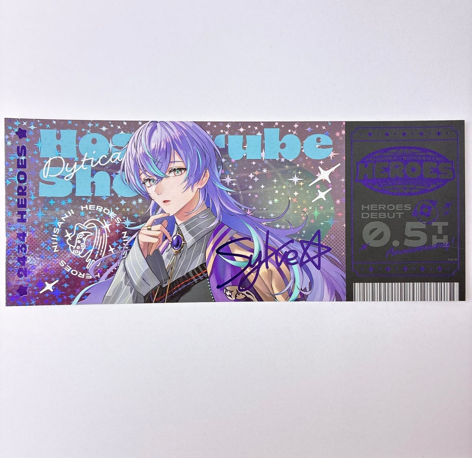 Amazon.co.jp: 星導ショウ ホログラムチケット風カード : 文房具