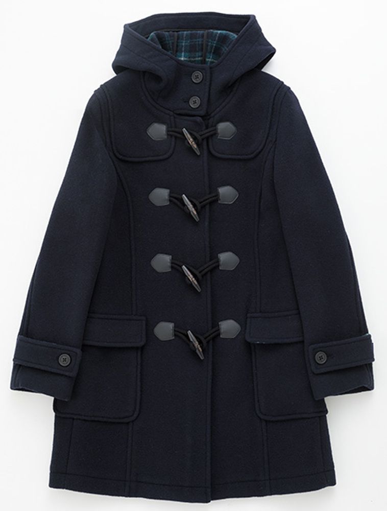 ミッシェルクランスクールコート 内ファスナー付き ダブルフェイス