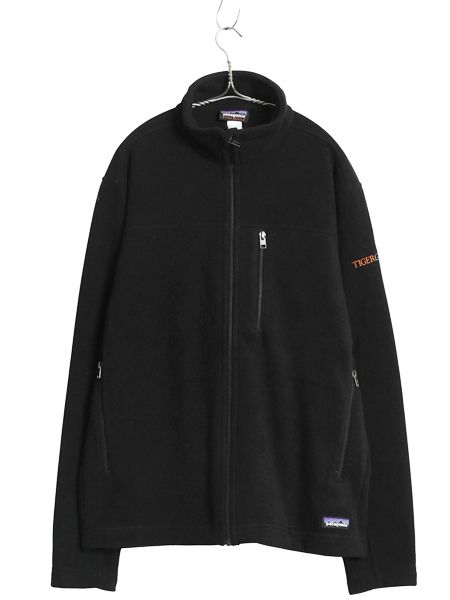 なクーポン配布中! パタゴニア シンプル シンチラ ジャケット メンズ L | 古着 14年製 ジャンパー ブルゾン フルジップ フリース ハイネック ブラック 企業物