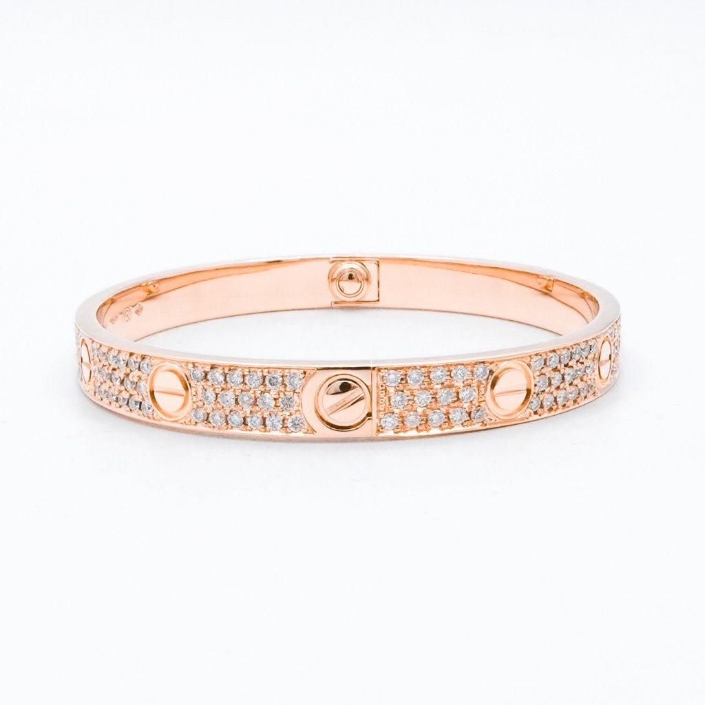 ユピー‼️カルティエ ラブブレス 17 CARTIER カルティエ ラブブレス ハーフ ダイヤモンド ドライバー