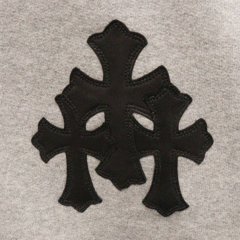 CHROME HEARTS (クロムハーツ) Y NOT クロスパッチ付きジップアップ