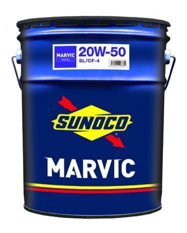 SUNOCO スノコ エンジンオイル MARVIC マービック 20 W 50 L缶 L 20リットル ペール缶 オイル 交換 オイル缶 油 エンジン油 車検 車 オイル交換 ポイント消化