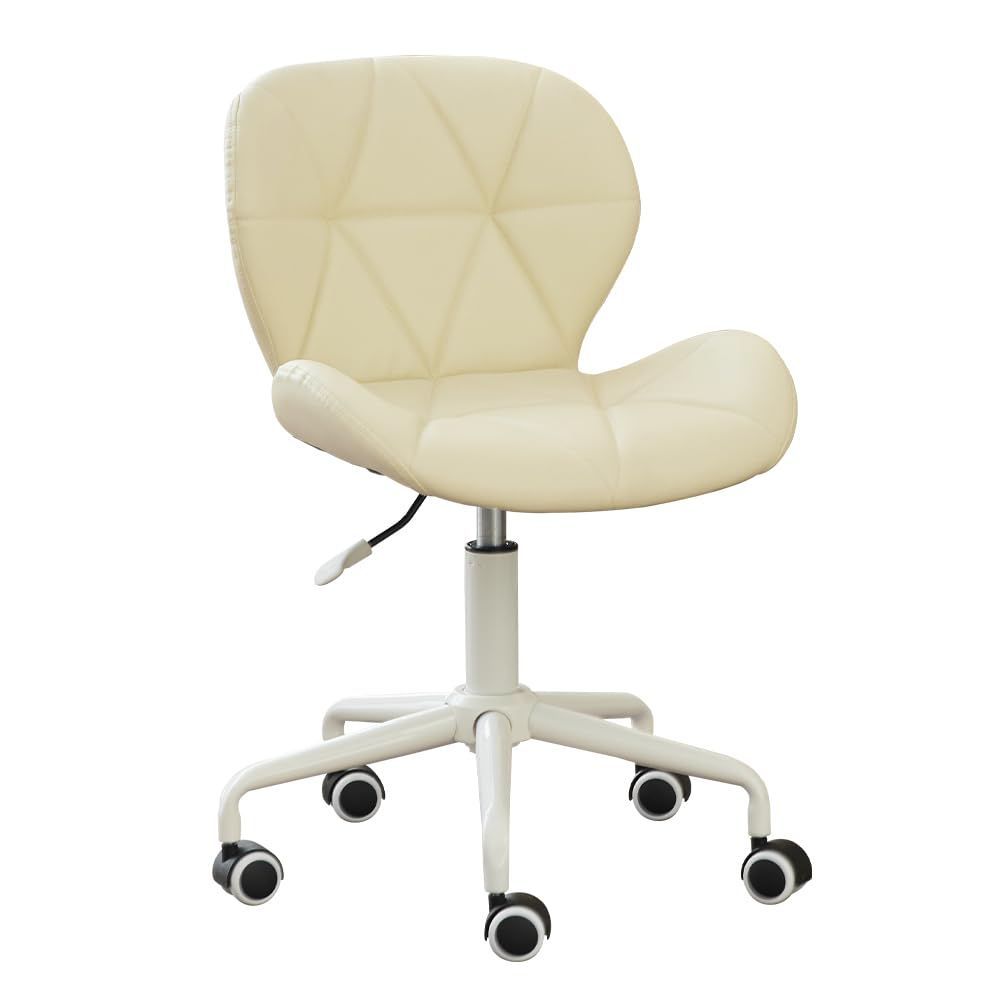 在庫処分 椅子 学習椅子 回転椅子 白 おしゃれ 幅59×奥行49×高さ74~83.5cm デスクチェア オフィスチェア 組み立て簡単 オーエスジェイ OSJ