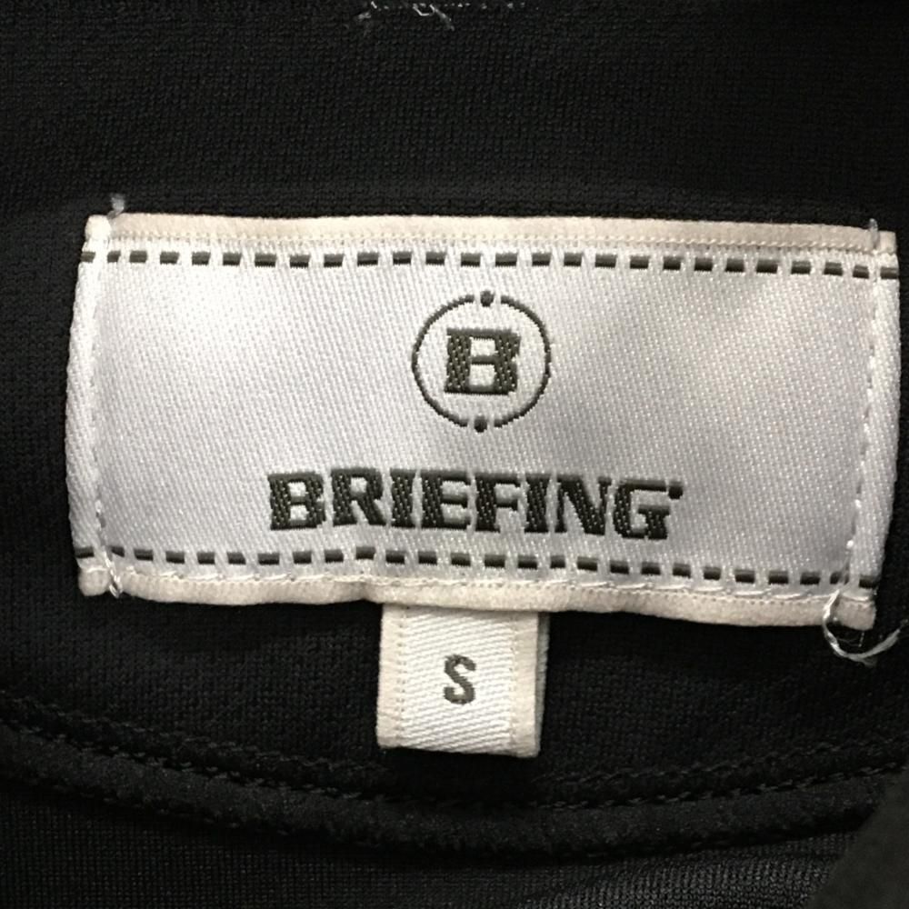 BRIEFING - 【美品】ブリーフィング パーカー 黒 スエード調 フロントロゴ  レディース S ゴルフウェア 2023年モデル BRIEFING 美品】ブリーフィング パーカー 黒 スエード調 フロントロゴ