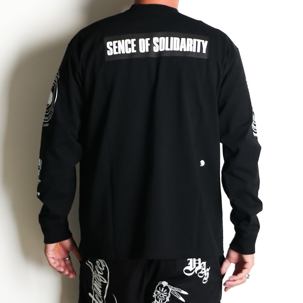 RATS ロングスリーブカットソー 楽天市場】L【RATS TWO WHEEL L/S TEE BLACKxBLUE 23'RTC-0204