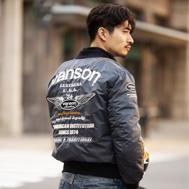 バンソン] コーチジャケット ネイビー XLサイズ SVS2405W バンソン