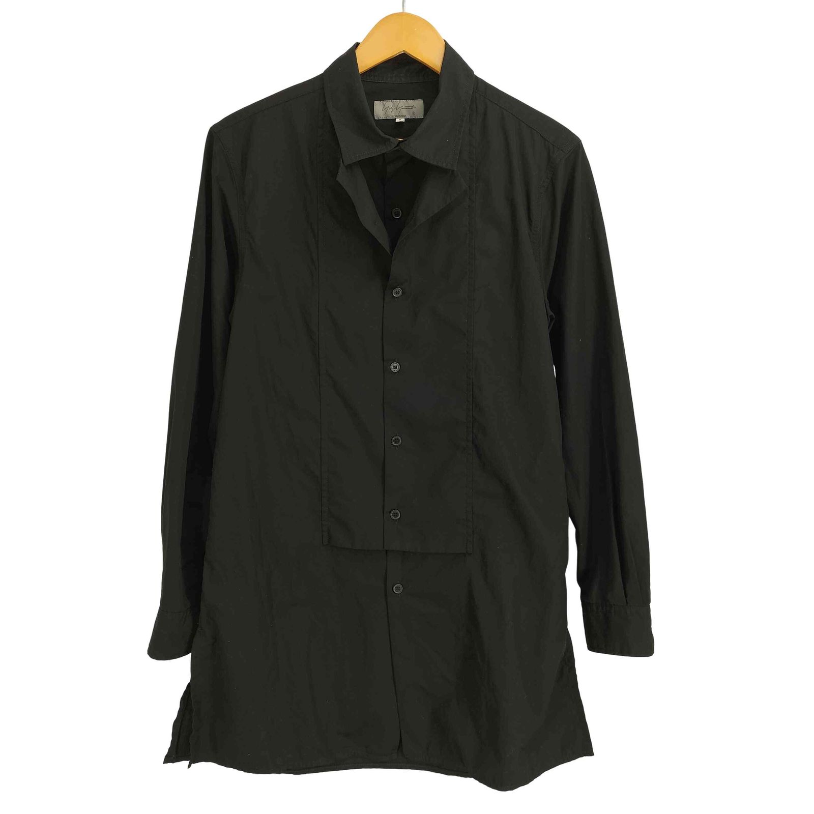 yohji yamamoto 19ss 段違いレイヤードシャツ ヨウジヤマモト レイヤードシャツ yohji yamamoto 19ss 段違い