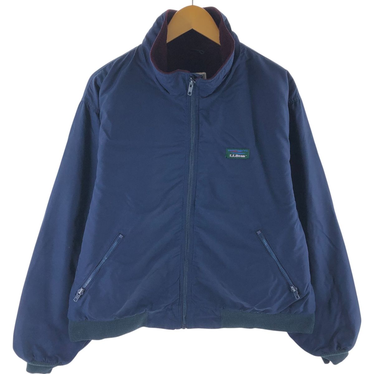 くうち　ルームウェアL ２点セット 古着 80年代 エルエルビーン L.L.Bean Warm-up Jacket ナイロン