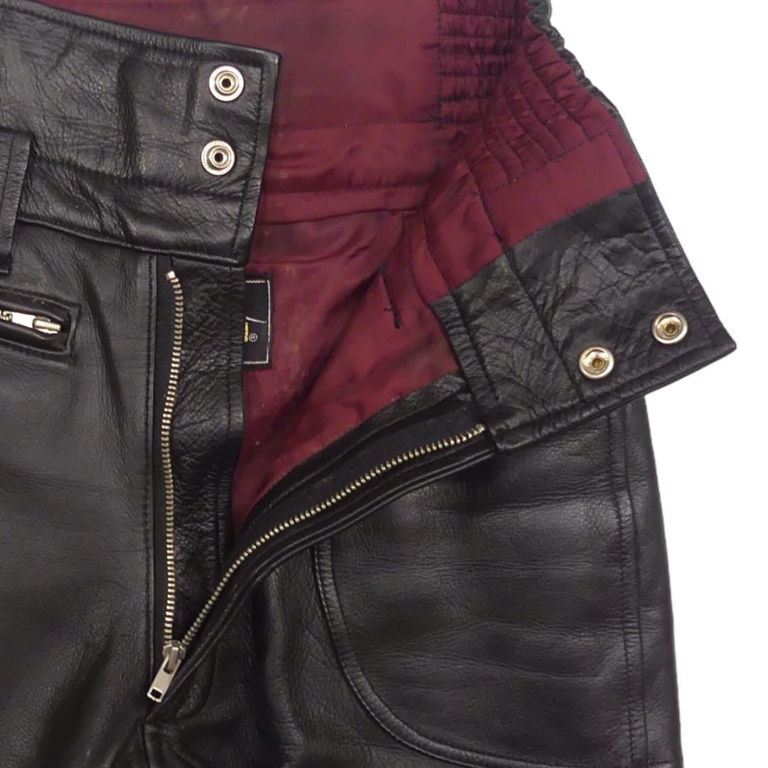 【美品】　クシタニ　バイク用レザーパンツ Lサイズ　ブラック　定価約5万円 バイク用レザーパンツ・革パンツ｜KUSHITANI JAPAN