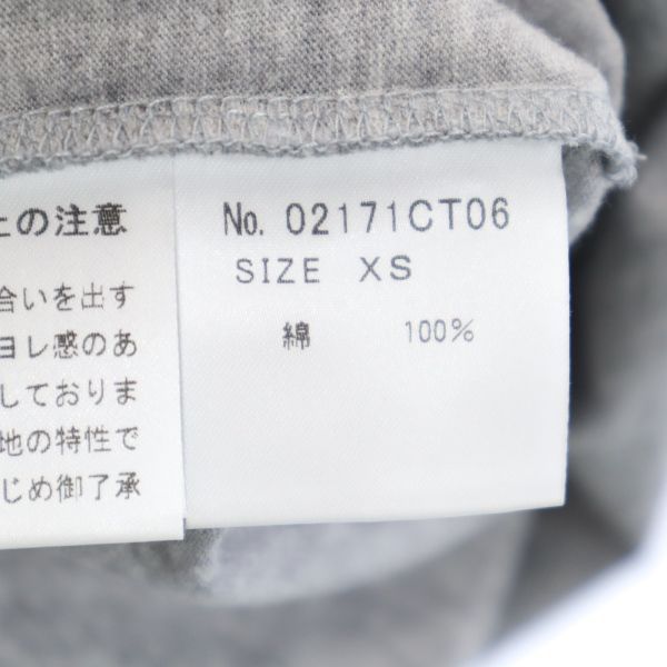 XS着丈未使用 ヒステリックグラマー クルーネック 総柄 半袖 Tシャツ XS グレー系 HYSTERIC GLAMOUR 日本製 メンズ   【220709】 メール便可