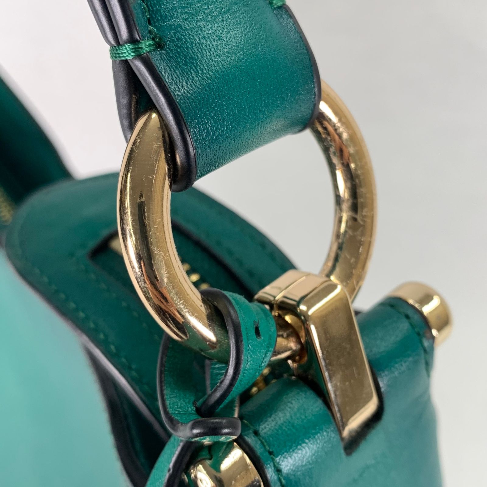 COACH コーチ ノマド サッチェル ハンドバッグ ワンショルダー グリーン 2wayバッグ 54868