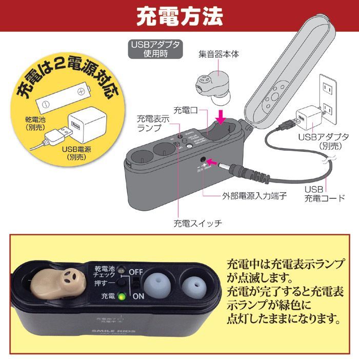 耳すっぽり集音器