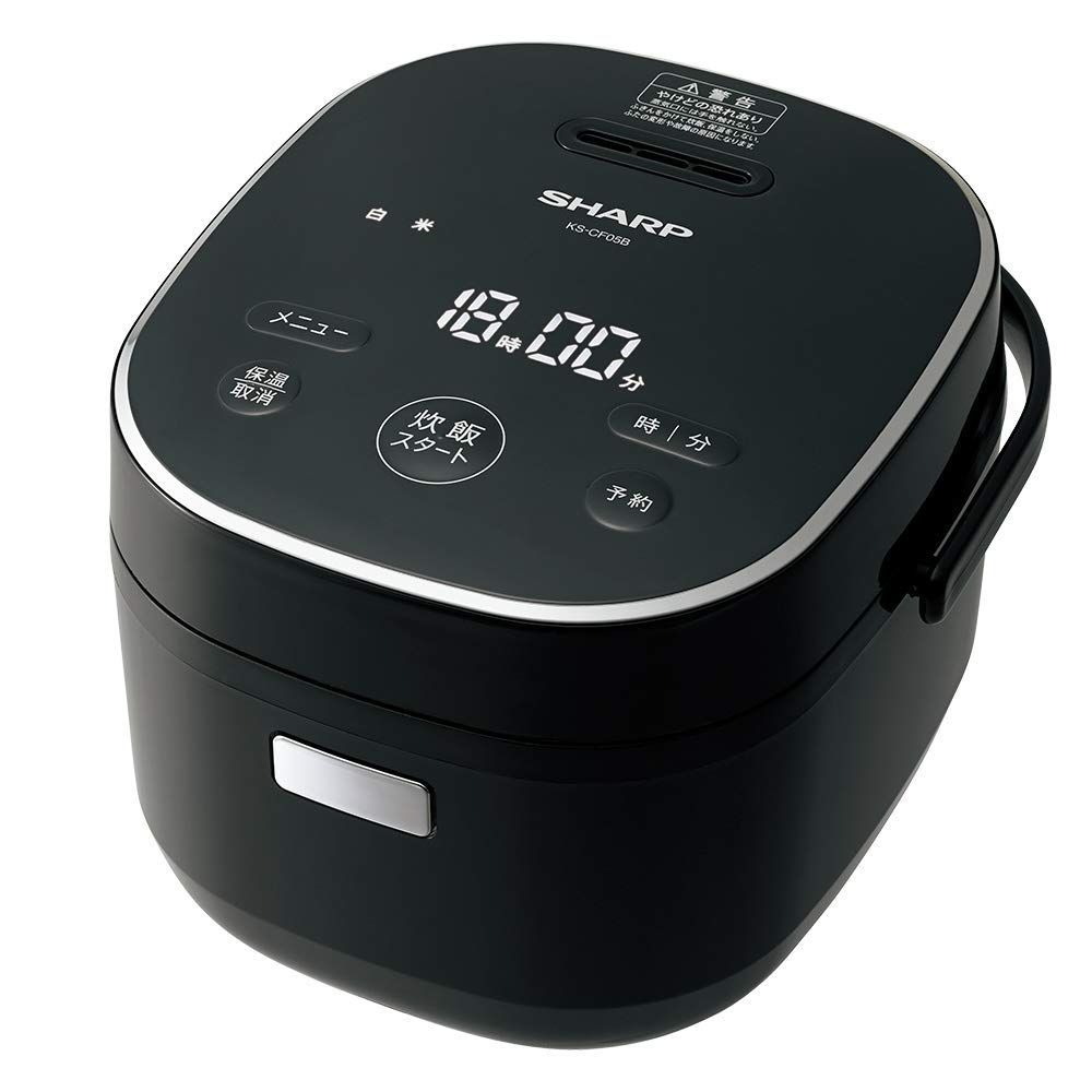 3合 一人暮らし KS-CF05B-B マイコン 炊飯器 パン調理機能 シャープ ブラック