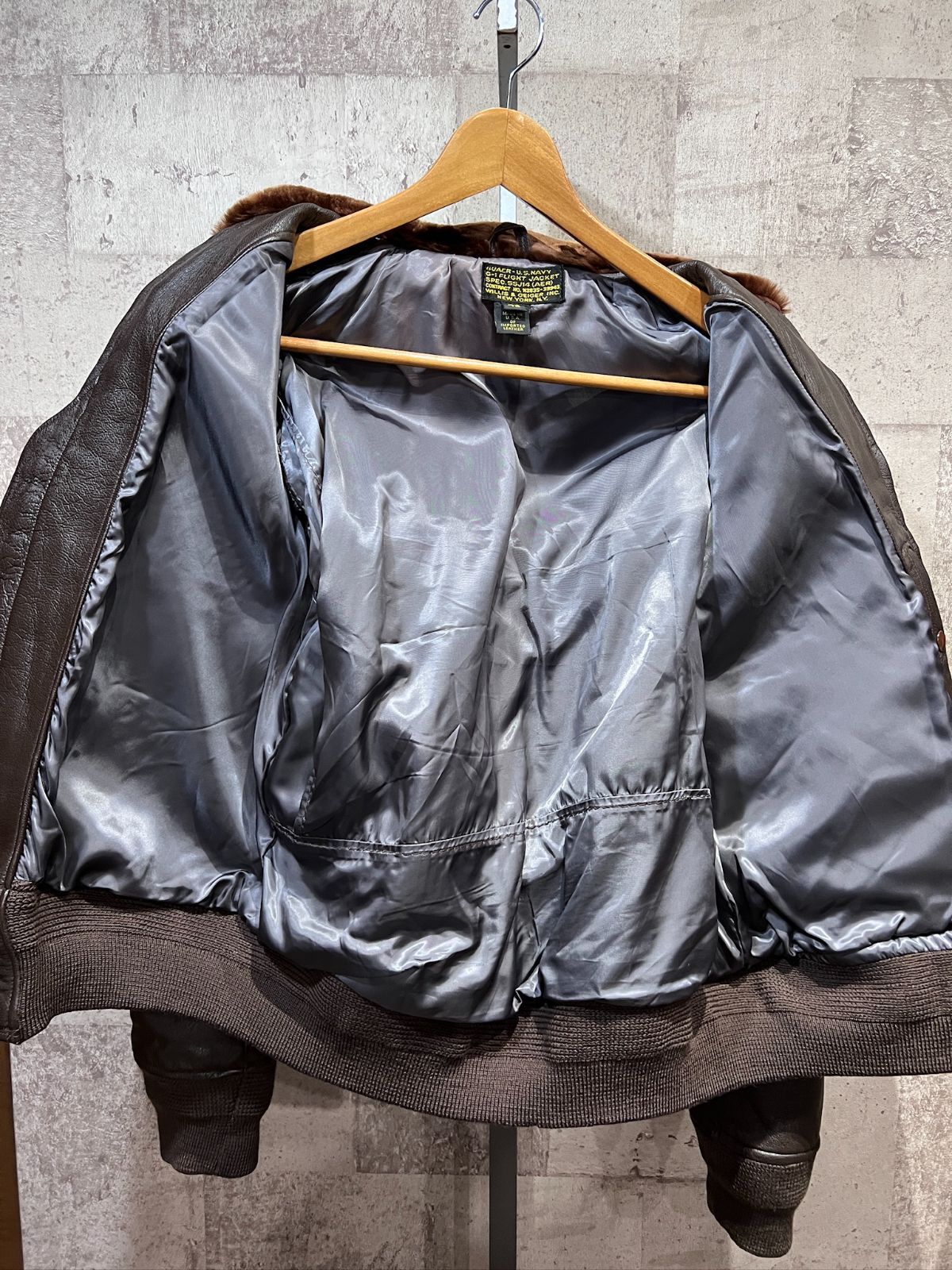 Willis& G-1 フライトジャケット　ウィリスアンドガイガー 神戸店9/17(土)スーペリア入荷!#6 Willis & Geiger G-1 Flight