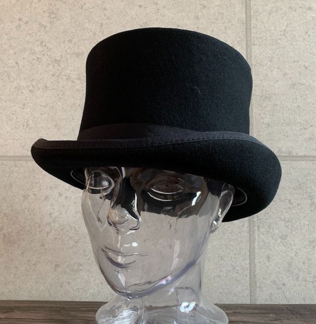 【サイズオーダー・受注製作】 デニムトップハット　シルクハット UNFINISHED岡山デニムロングトップハット2023052 | UNFINISHED