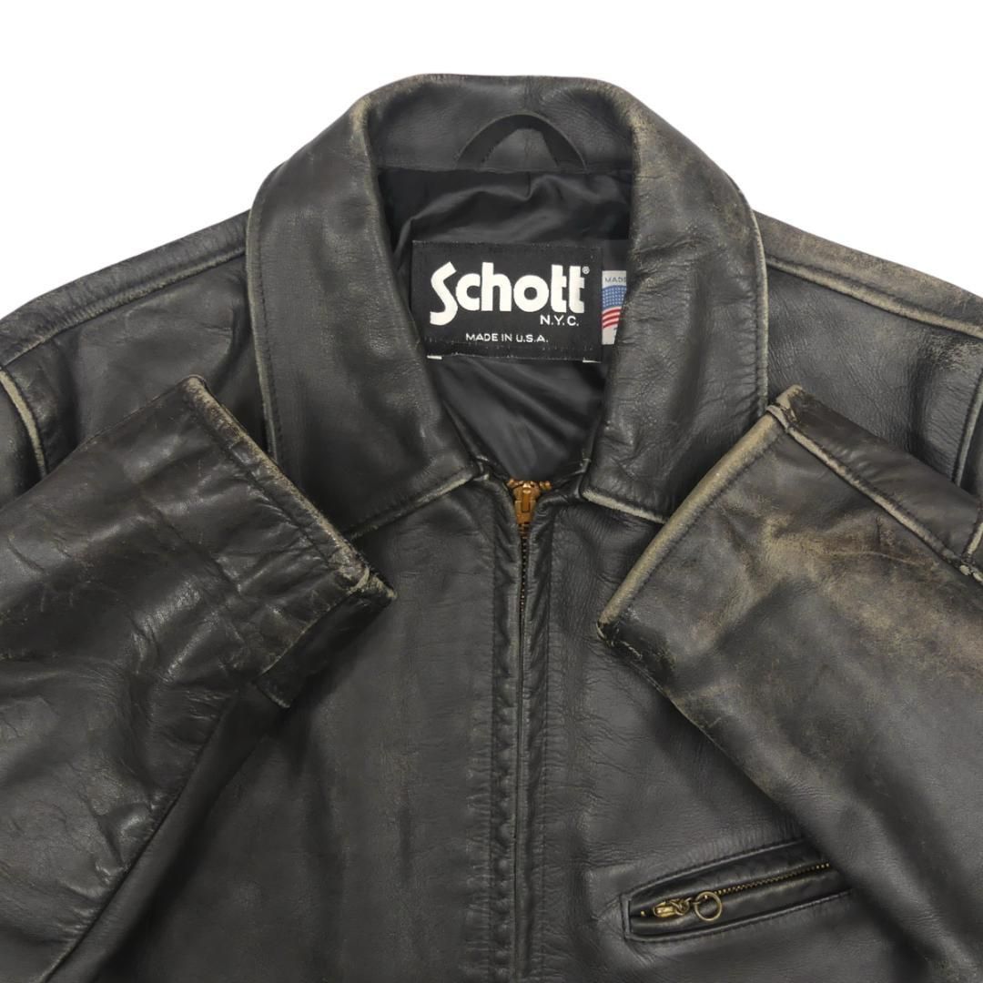 Schott 36 ショット S ライダースジャケット シングル HH9526