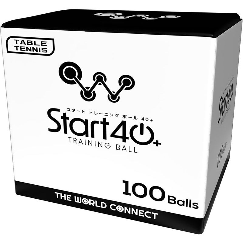 安い！かわいい！ ロット販売 入り数24 THE WORLD CONNECT ザワールドコネクト TWC スタート トレーニングボール 40 100 球入 卓球 競技ボール dv044 選択 卓越した