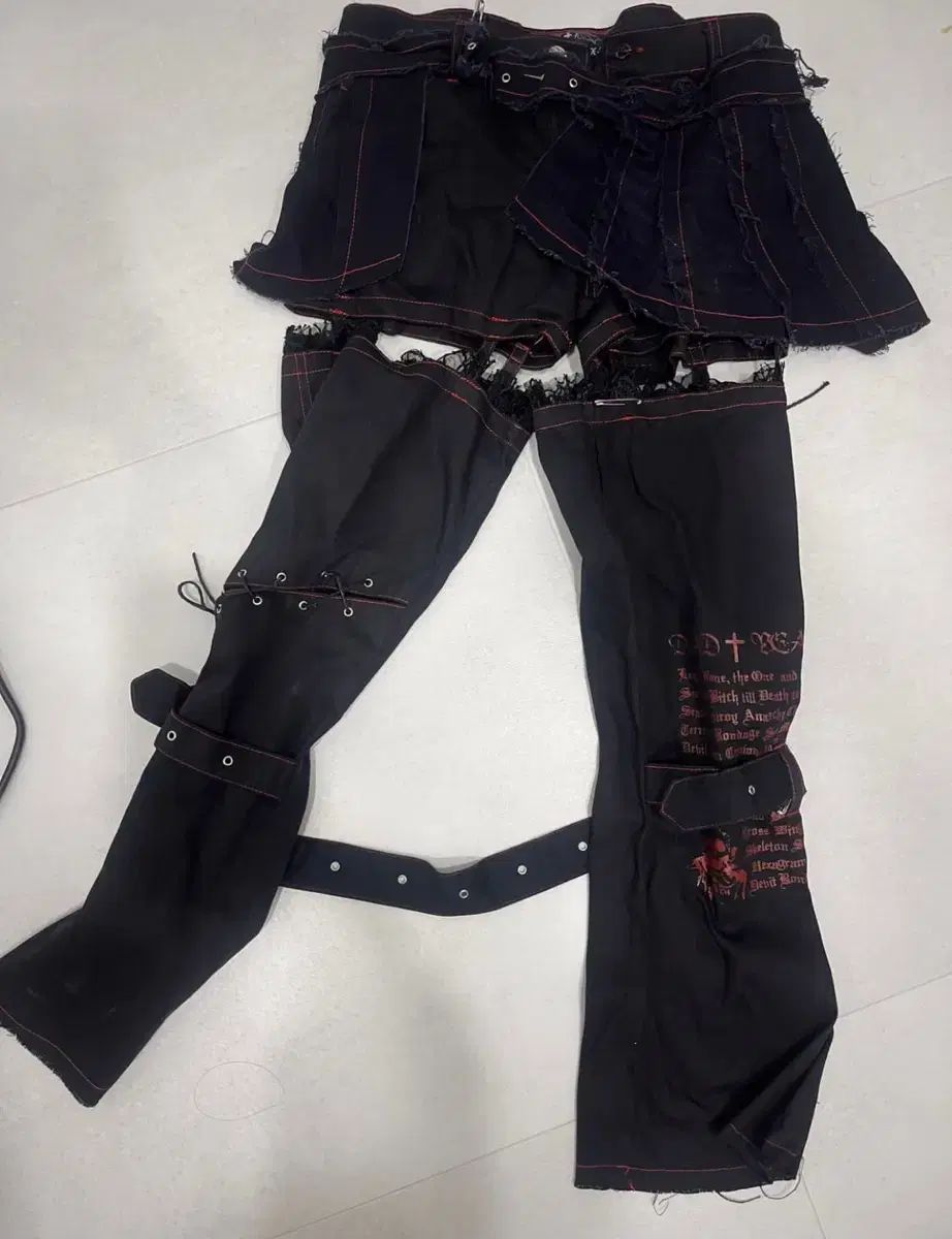 Punk パンク レイヤード パンツ マッド パンク ゴスパンク