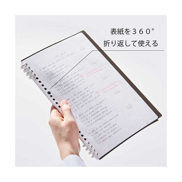  まとめ キングジム リングノート テフレーヌB 5タテ 黄 キイ 5冊 その他 画用紙 画材紙 工作紙