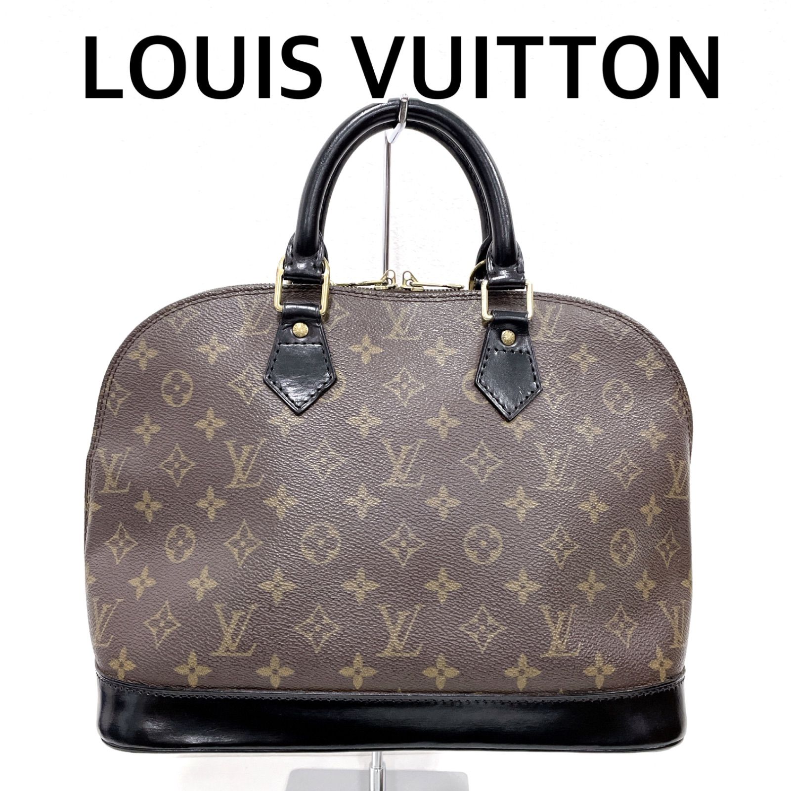 Louis Vuitton ルイヴィトン アルマPM ハンドバッグ ブラック モノグラム M51130 - メルカリ