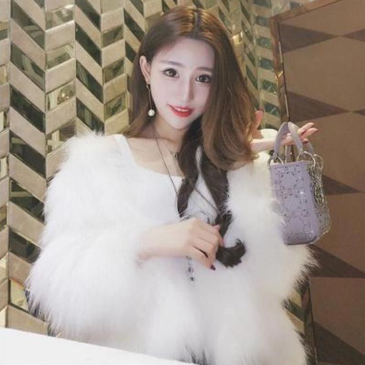 Rirandture 新品未使用 エコファーケープコート　ホワイト Sサイズ 2025年最新】Rirandture レディース 毛皮・ファーコートの人気