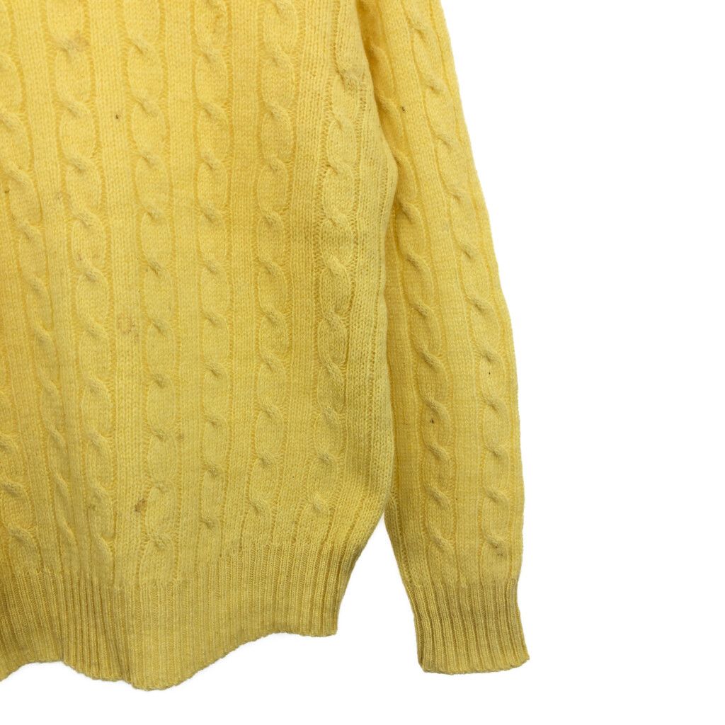 80年代 Brooks Brothers ブルックスブラザーズ ケーブルニットセーター 