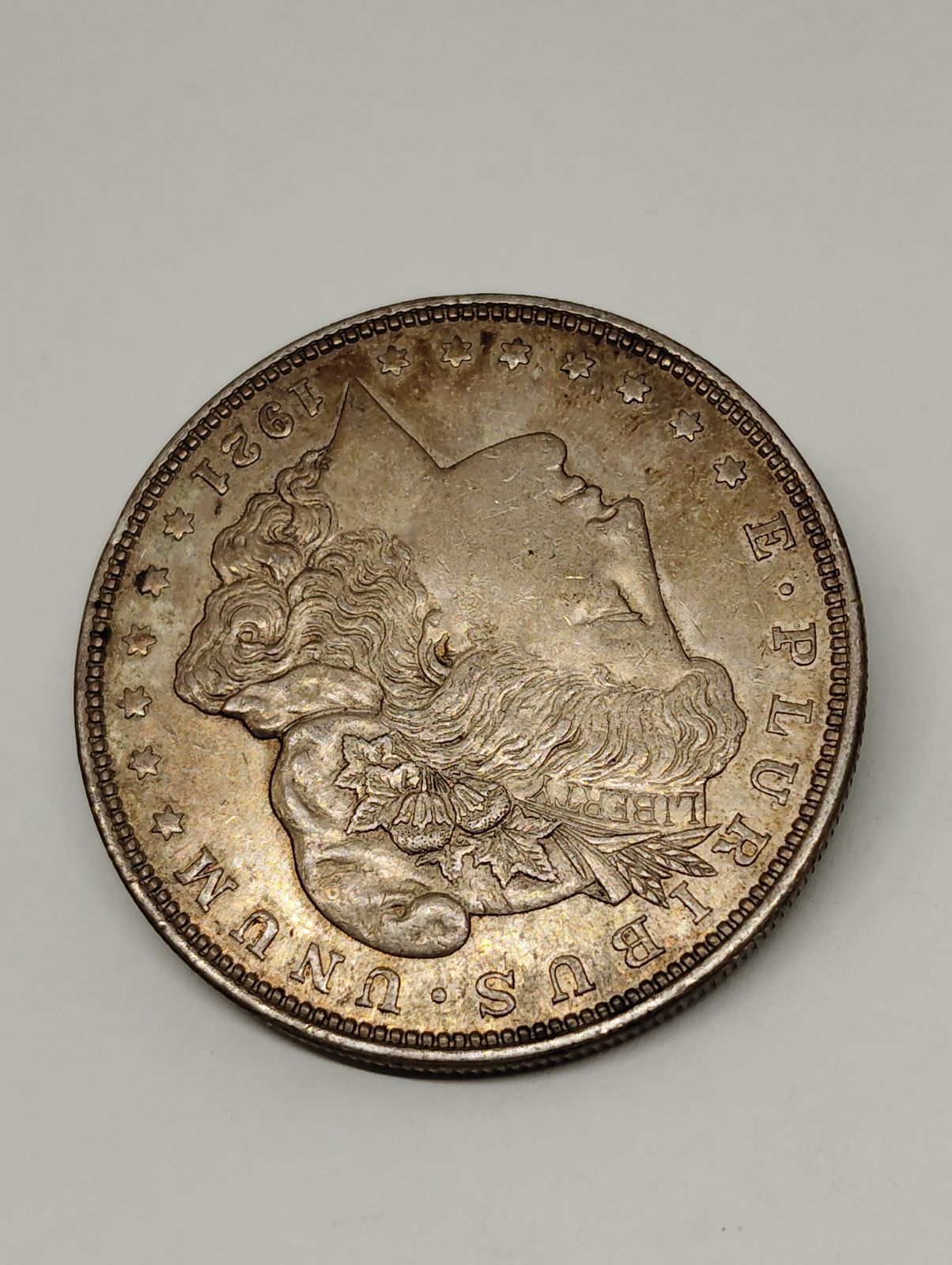 1885年　モルガンダラー  UNC アメリカ 1885年 1ドル銀貨 モルガンダラー（未使用