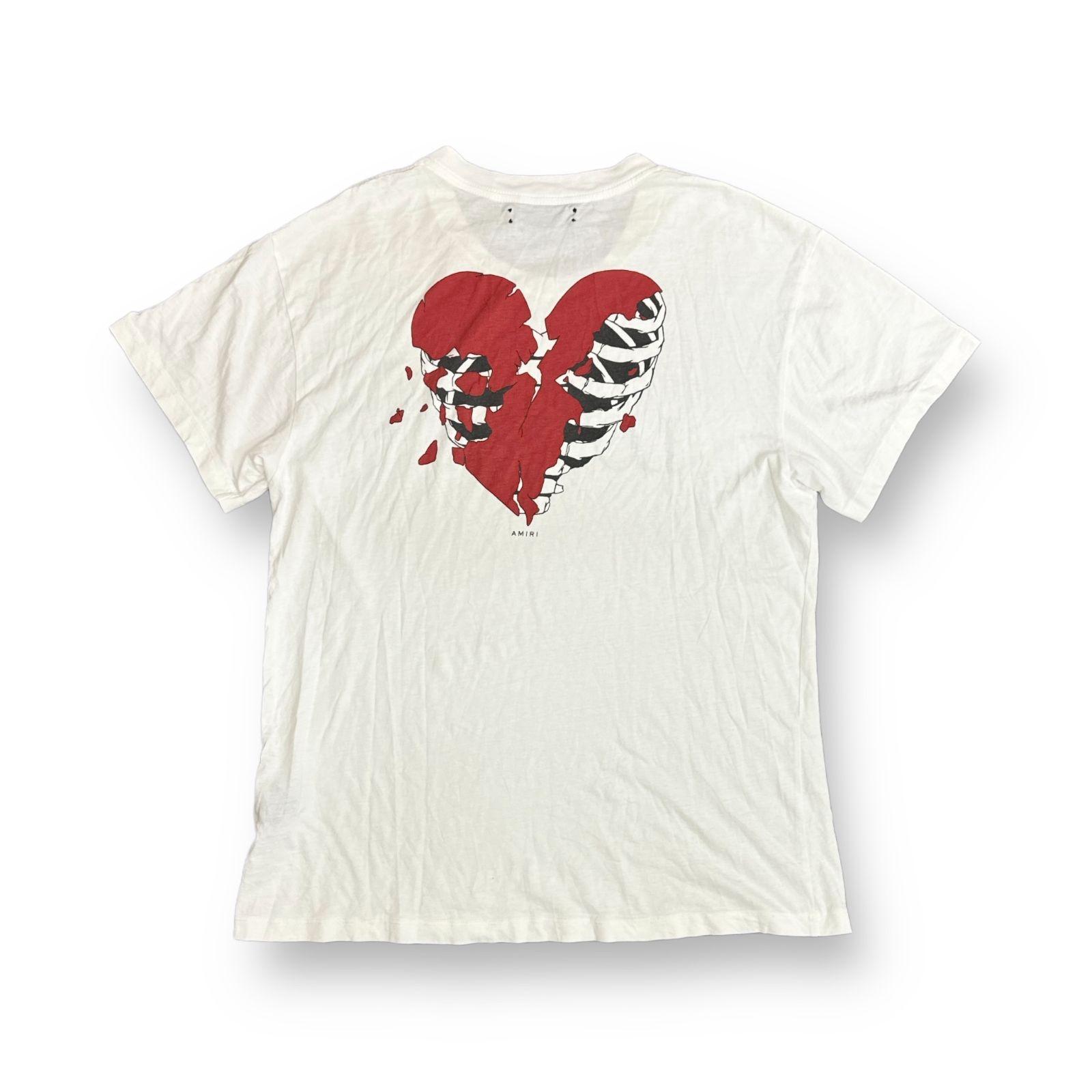 AMIRI LOVERS ハート プリント クルーネック Tシャツ アミリ S