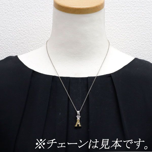 ペンダントトップ イニシャル