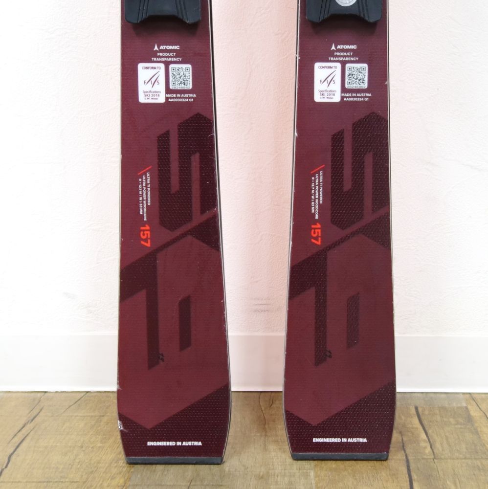 アトミック ATOMIC 24-25 REDSTER S9 SL WC FIS Women 157cm ビンディング ICON RS 16 レッドスター レース レーシング スキー アウトドア アトミック ATOMIC 2024-25 REDSTER S9SL WC FIS Women 157cm