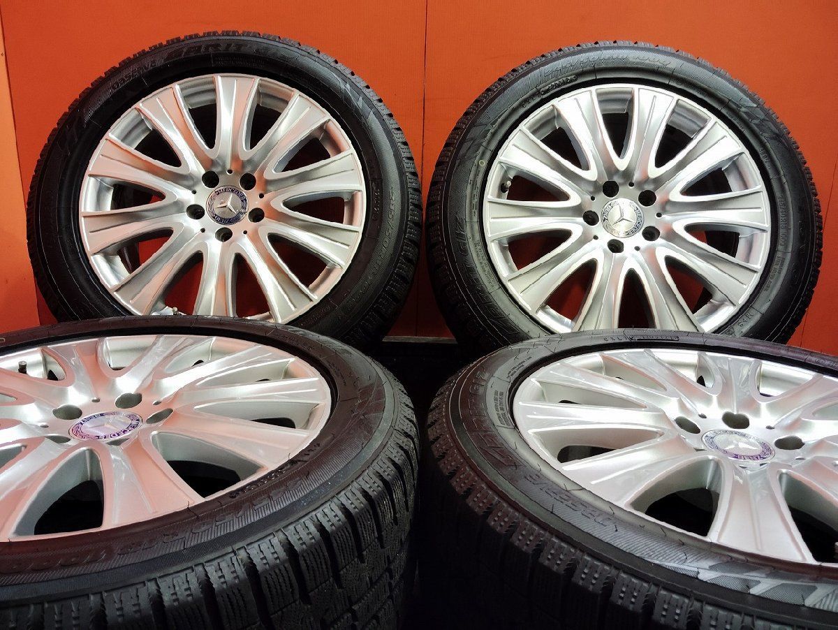 TOYO GIZ 245|50R18 スタッドレス ベンツ W222 Sクラス 純正ホイール 18インチ 8J5HPCD112 41 21年製 バリ溝 VTN251