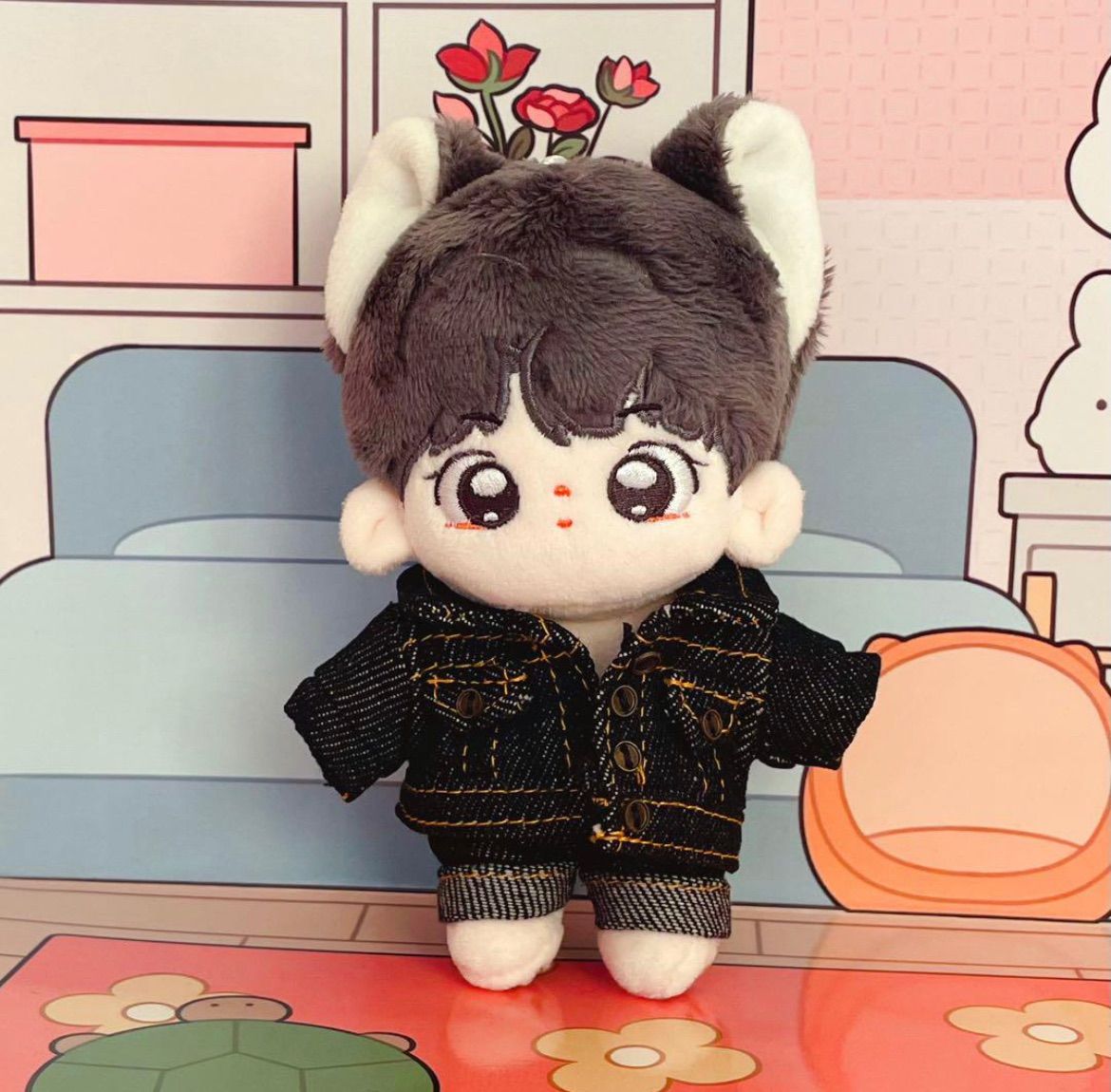シャニモン  特典2種類フル 着替え＋スタイ/パンツ  ぬいぐるみ SHINee 15cm20cmぬいぐるみ用 ちびぬい 着せ替え服 ぬい服 コスチューム