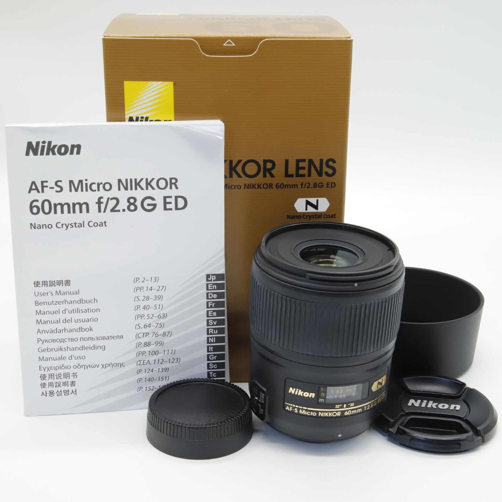 ■美品■ Nikon 単焦点マイクロレンズ AF-S Micro 60mm f/2.8G ED フルサイズ対応