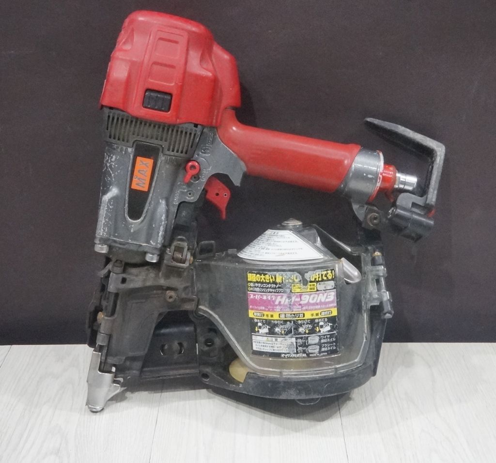 MAX エア釘打機 HN-90N3 ケース付き