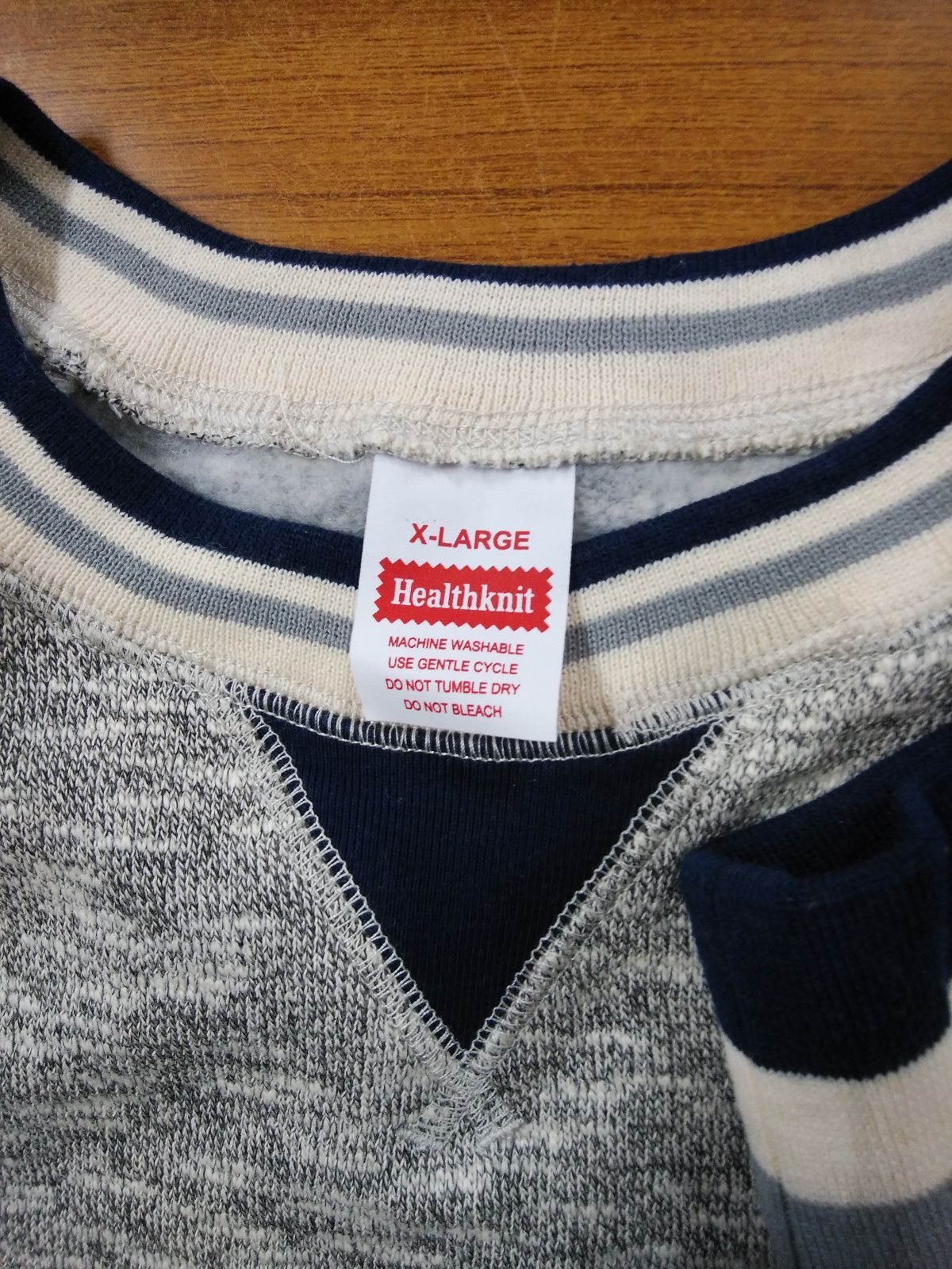 Healthknit　ヘルスニットラインリブクルーネックスウエットＨＲ２４Ｆ－Ｍ００７